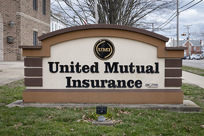United Mutual Insurance sign